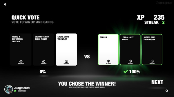Скриншот из SUPERFIGHT