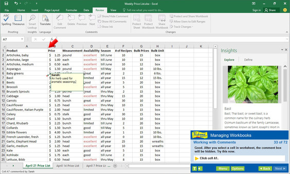 Professor Teaches Excel 2016 minimum requirements