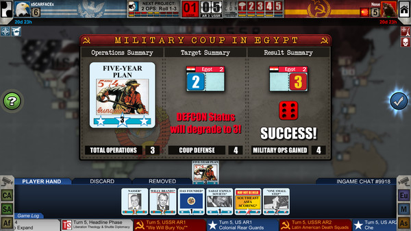 Twilight Struggle game for Linux 1
