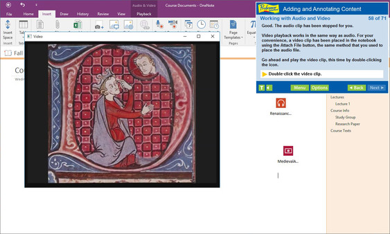Professor Teaches OneNote 2016 Steam