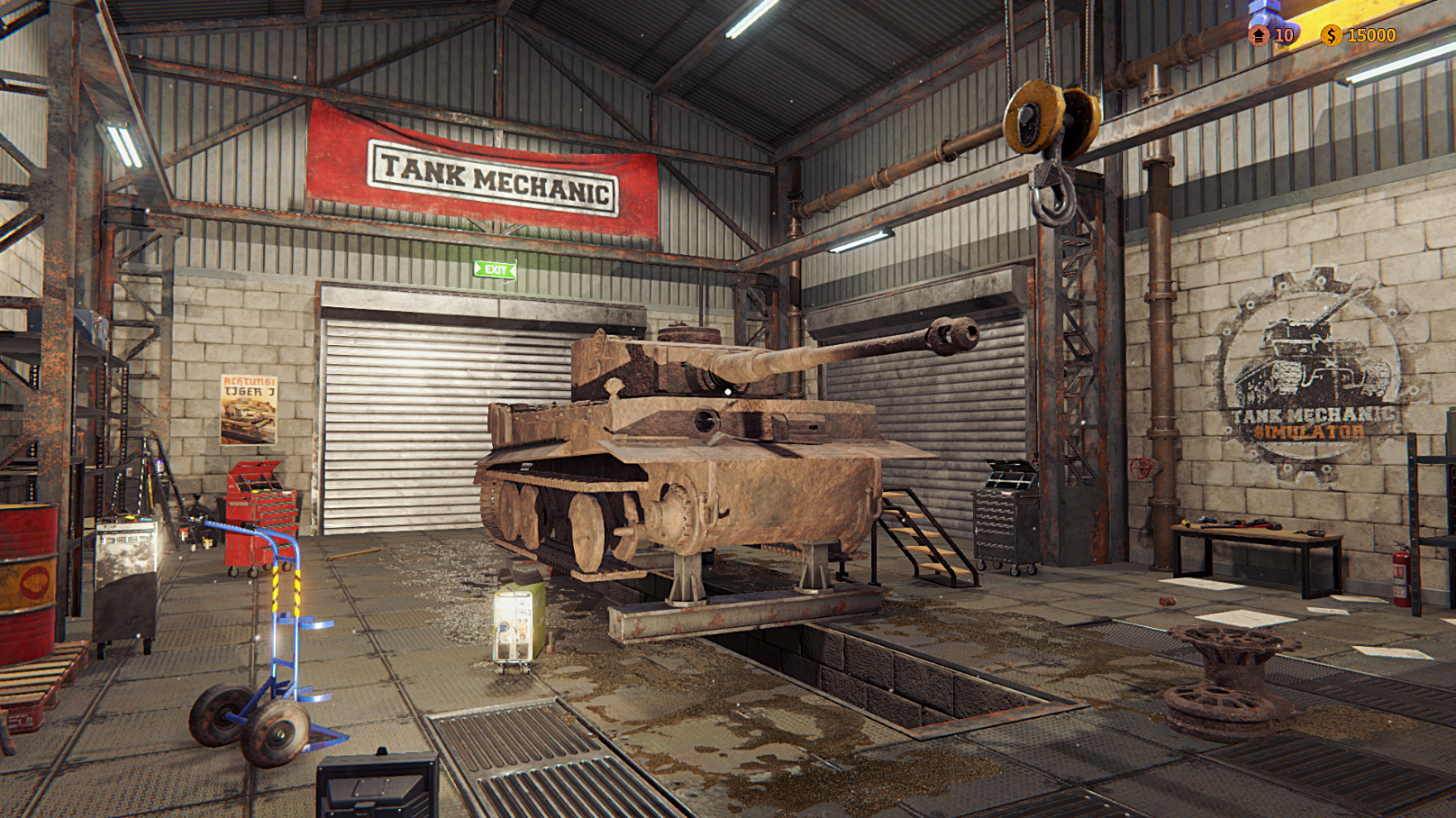 tank mechanic simulator new tanks