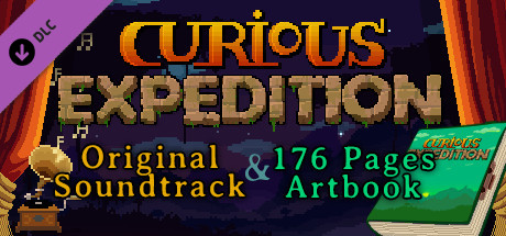 The Curious Expedition OST and Artbook cover art