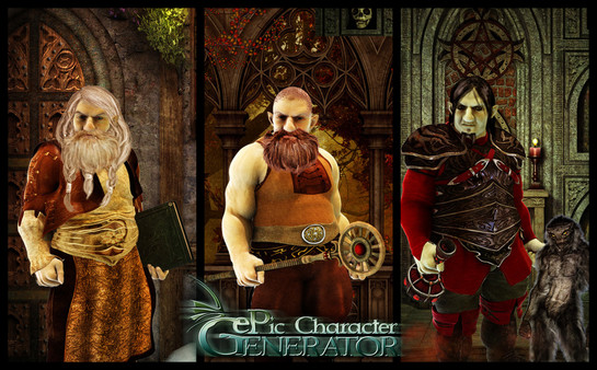 Скриншот из ePic Character Generator - Season #1: Dwarf Male