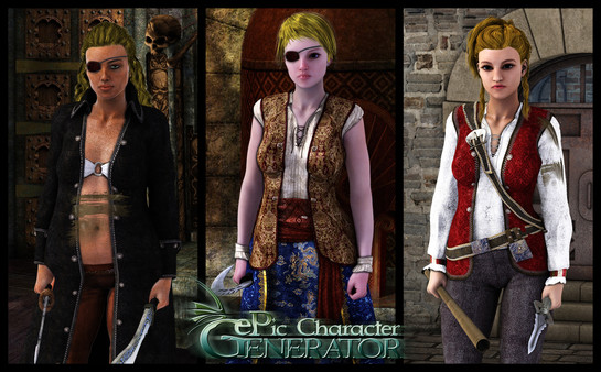 Скриншот из ePic Character Generator - Season #2: Female Pirate