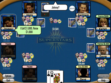 Poker Superstars II minimum requirements