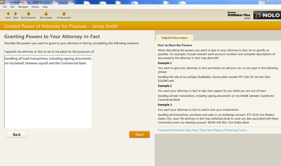 Quicken WillMaker Plus 2016 game for Linux 1
