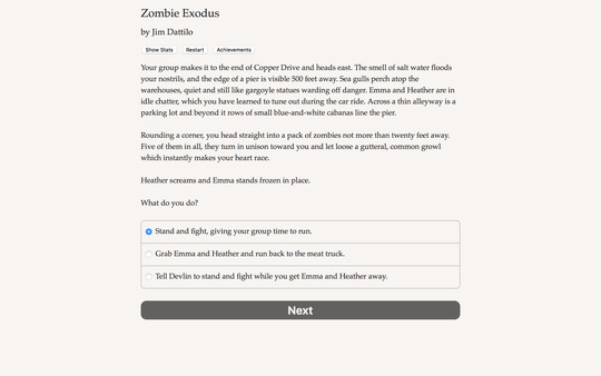 Zombie Exodus game for Linux 1