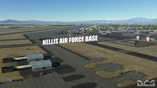 Скриншот из DCS: NEVADA Test and Training Range Map