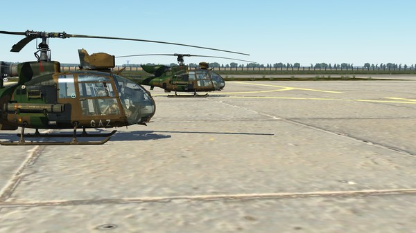 Скриншот из DCS: SA342M Gazelle