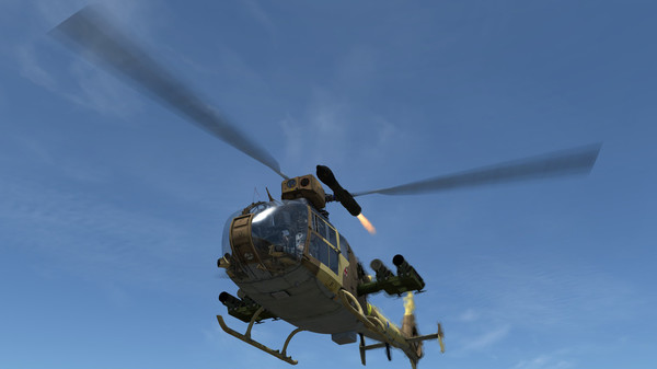 Скриншот из DCS: SA342M Gazelle