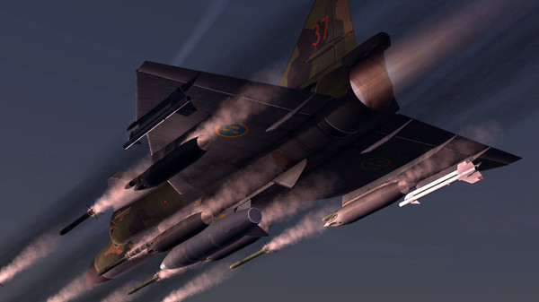 Скриншот из DCS: AJS-37 Viggen