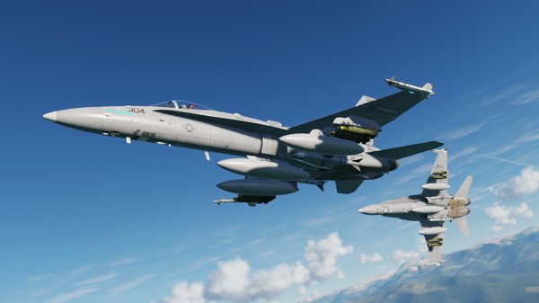 Скриншот из DCS: F⁄A-18C Hornet