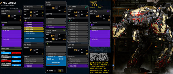 скриншот MechWarrior Online - Assault 'Mech Performance Steam Pack 0