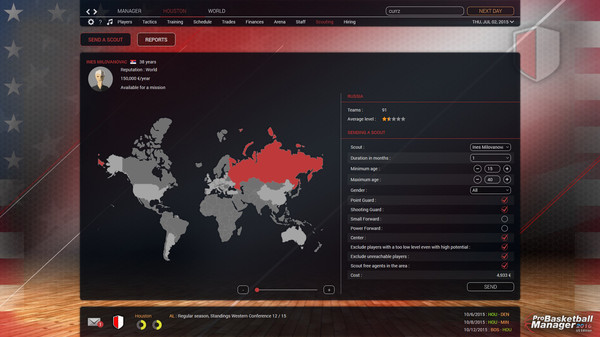 Pro Basketball Manager 2016 - US Edition game for windows Pc 1