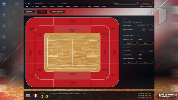 Скриншот из Pro Basketball Manager 2016 - US Edition