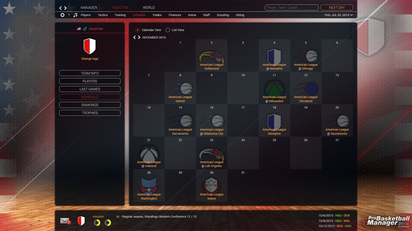 Pro Basketball Manager 2016 - US Editionfor windows and Linux 1