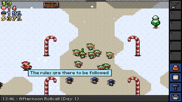 Скриншот из The Escapists - Santa's Sweatshop