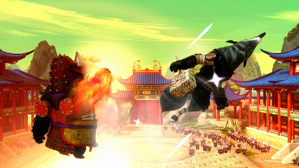 Скриншот из Kung Fu Panda: Rhino Armor Li and Jombie Master Bear