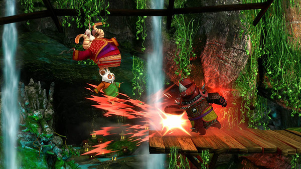 Скриншот из Kung Fu Panda: Rhino Armor Li and Jombie Master Bear