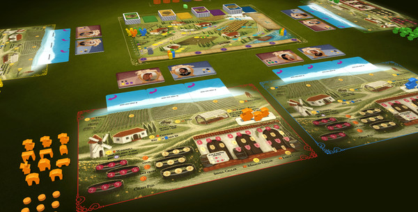 Скриншот из Tabletopia - Viticulture: Essential Edition