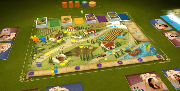 Скриншот из Tabletopia - Viticulture: Essential Edition