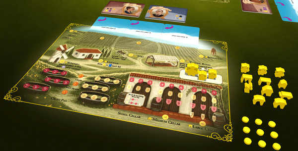 Скриншот из Tabletopia - Viticulture: Essential Edition