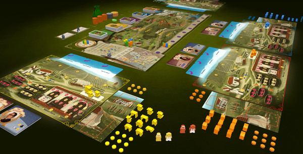 Скриншот из Tabletopia - Tuscany: Essential Edition