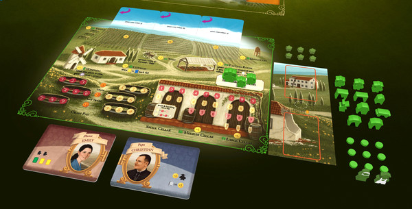 Скриншот из Tabletopia - Tuscany: Essential Edition
