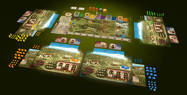 Скриншот из Tabletopia - Tuscany: Essential Edition