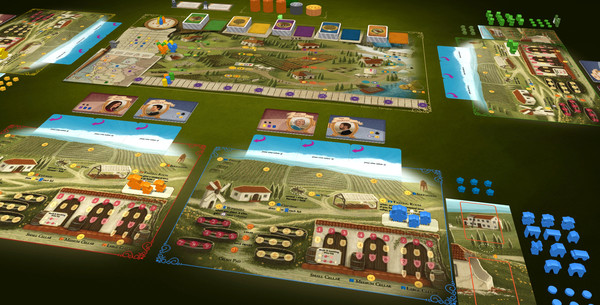 Скриншот из Tabletopia - Tuscany: Essential Edition