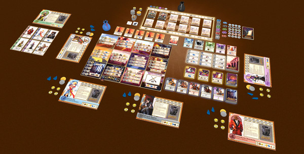 Скриншот из Tabletopia - Argent: the Consortium