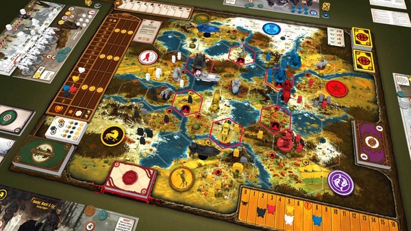 Скриншот из Tabletopia - Scythe: The Wind Gambit