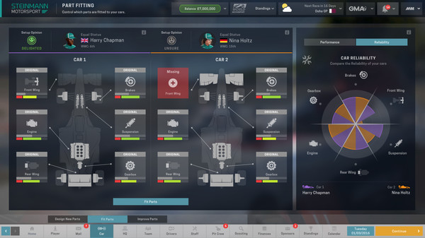 Скриншот из Motorsport Manager