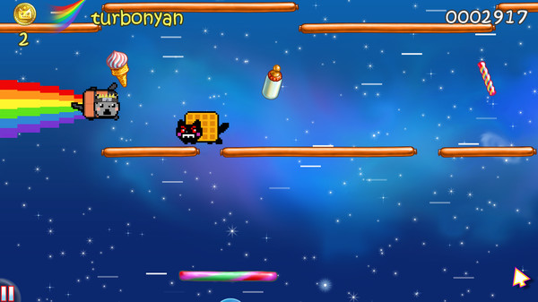 Скриншот из Nyan Cat: Lost In Space