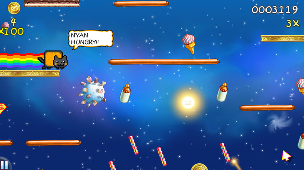 Скриншот из Nyan Cat: Lost In Space