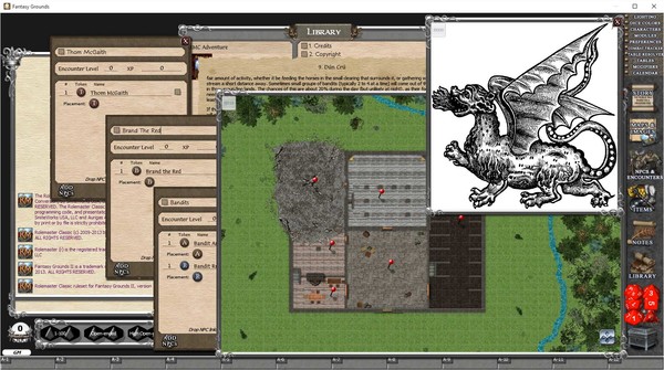 Скриншот из Fantasy Grounds - Rolemaster Classic: Dún Crú