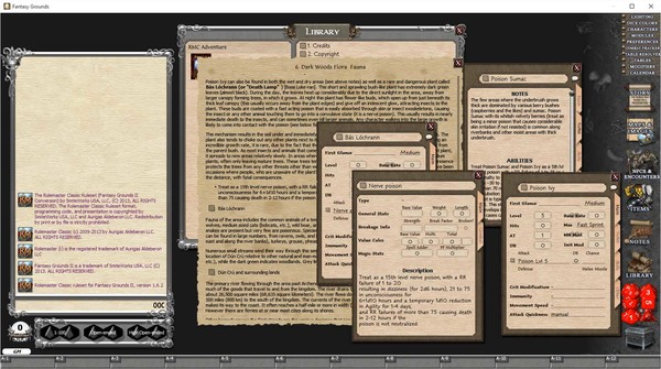 Скриншот из Fantasy Grounds - Rolemaster Classic: Dún Crú