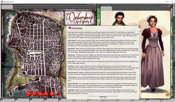 Скриншот из Fantasy Grounds - D&D Sword Coast Adventurer's Guide