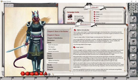 Скриншот из Fantasy Grounds - D&D Sword Coast Adventurer's Guide