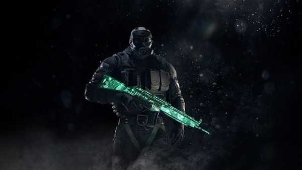 Скриншот из Rainbow Six Siege - Emerald Weapon Skin
