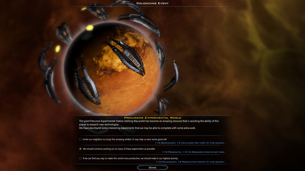 Скриншот из Galactic Civilizations III - Precursor Worlds DLC