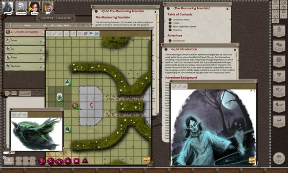 Скриншот из Fantasy Grounds - 5E: The Murmuring Fountain