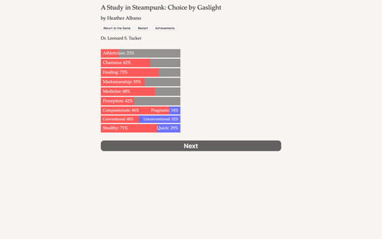 A Study in Steampunk: Choice by Gaslight recommended requirements