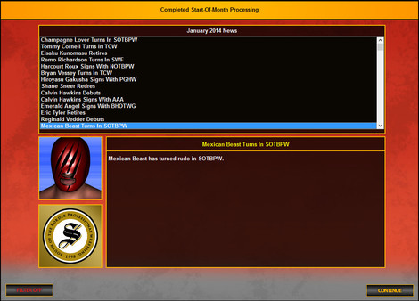 Скриншот из Wrestling Spirit 3