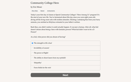 Community College Hero: Trial by Fire