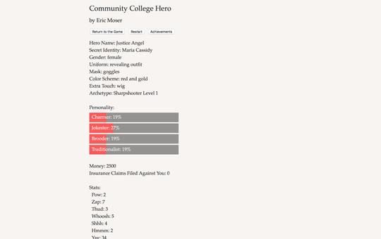 Community College Hero: Trial by Fire requirements