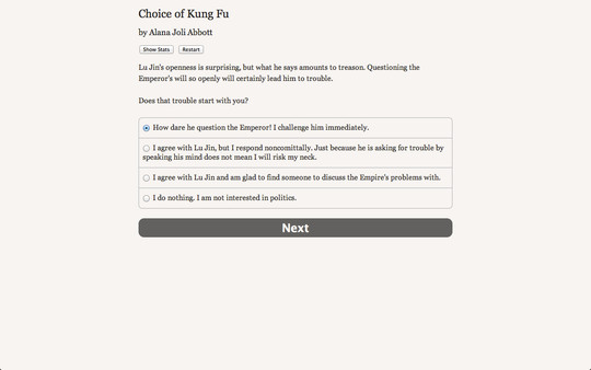 Choice of Kung Fu for linux