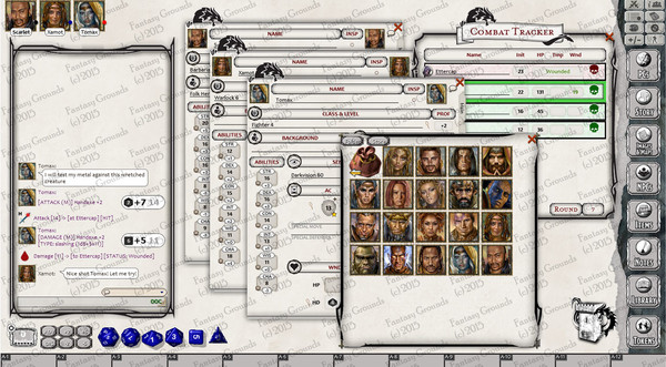 Скриншот из Fantasy Grounds - Baldur's Gate II Portrait Pack