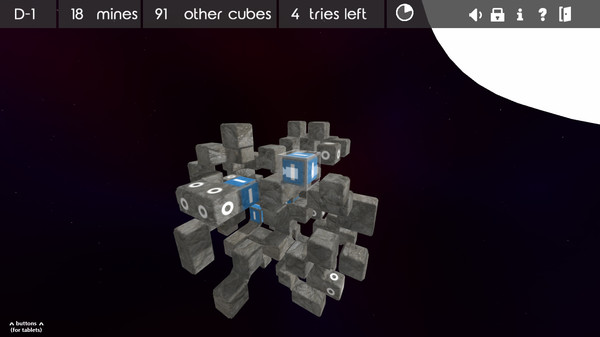 Asteroids Minesweeper screenshot