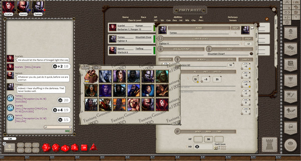 Скриншот из Fantasy Grounds - Baldur's Gate Enhanced Portrait Pack